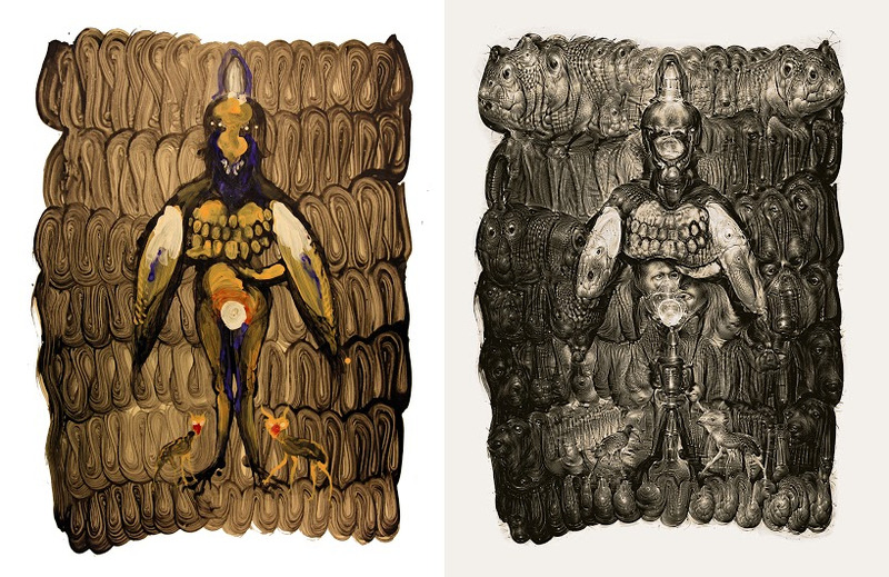 Illustration for article titled This Artist Is Making Haunting Paintings With Google's Dream Robot